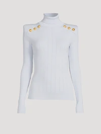 Ribbed Turtleneck Sweater