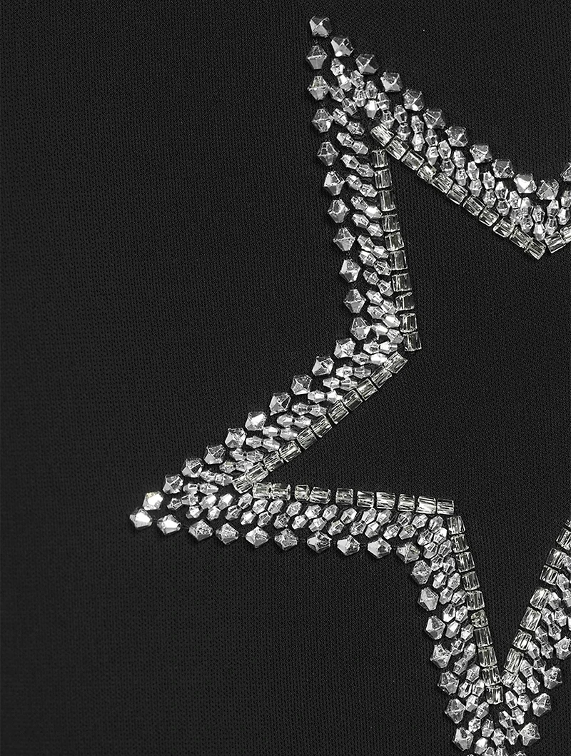 Long-Sleeve Gown With Embellished Stars