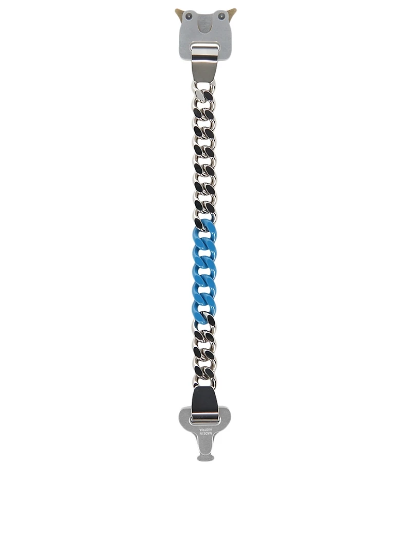 Semi-Coloured Links Buckle Bracelet