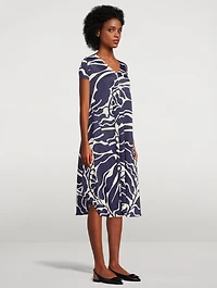 Dreaming Leaves Midi Dress