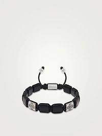 Dorje Beaded Bracelet With Matte Onyx