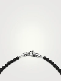 Matte Onyx Beaded Necklace