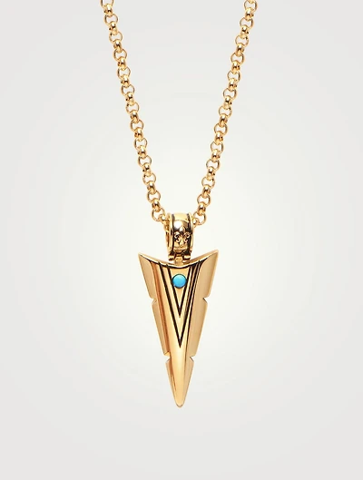18K Gold Plated Arrowhead Necklace