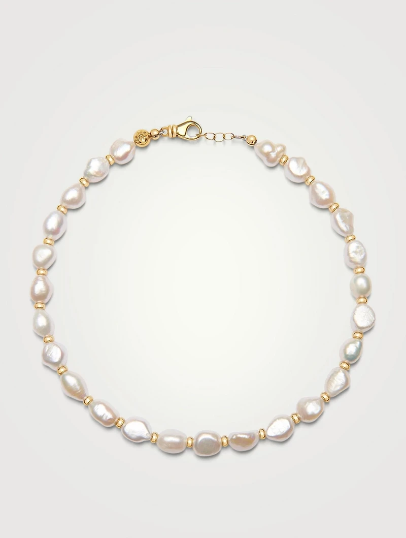 Baroque Pearl Choker Necklace