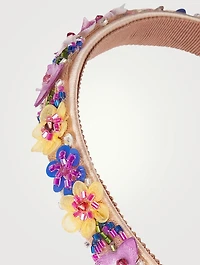 Reagan Beaded Floral Headband