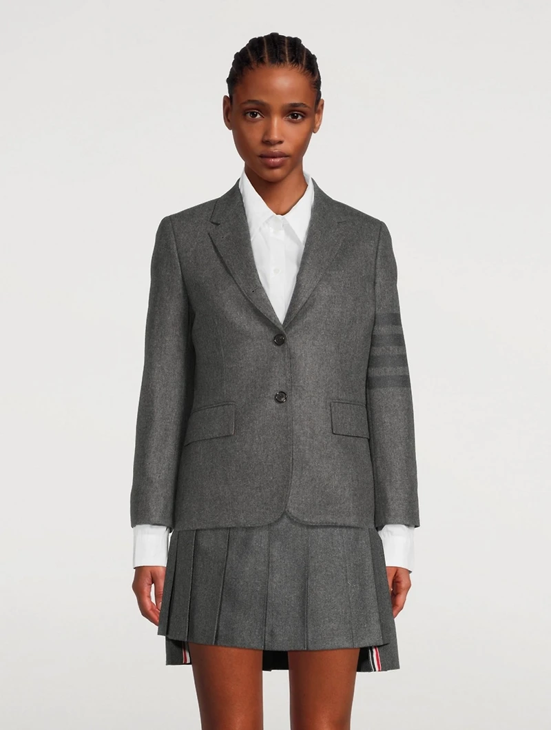 Wool And Cashmere Four-Bar Blazer