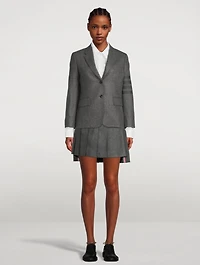 Wool And Cashmere Four-Bar Blazer