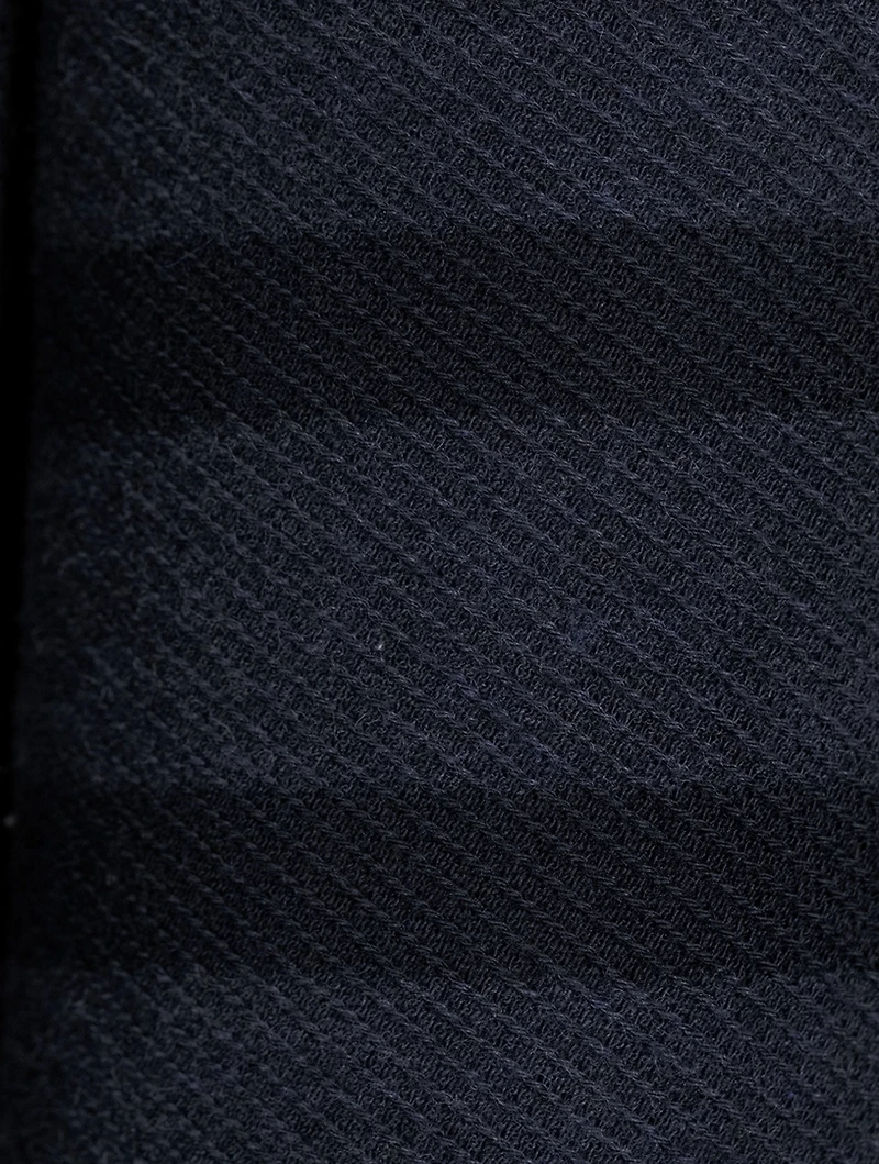 Double Face Tech Twill Sack Jacket With Tonal Four-Bar