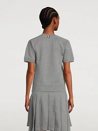 Cotton Short-Sleeve Sweatshirt