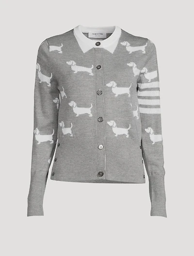 Wool Cardigan Hector Print
