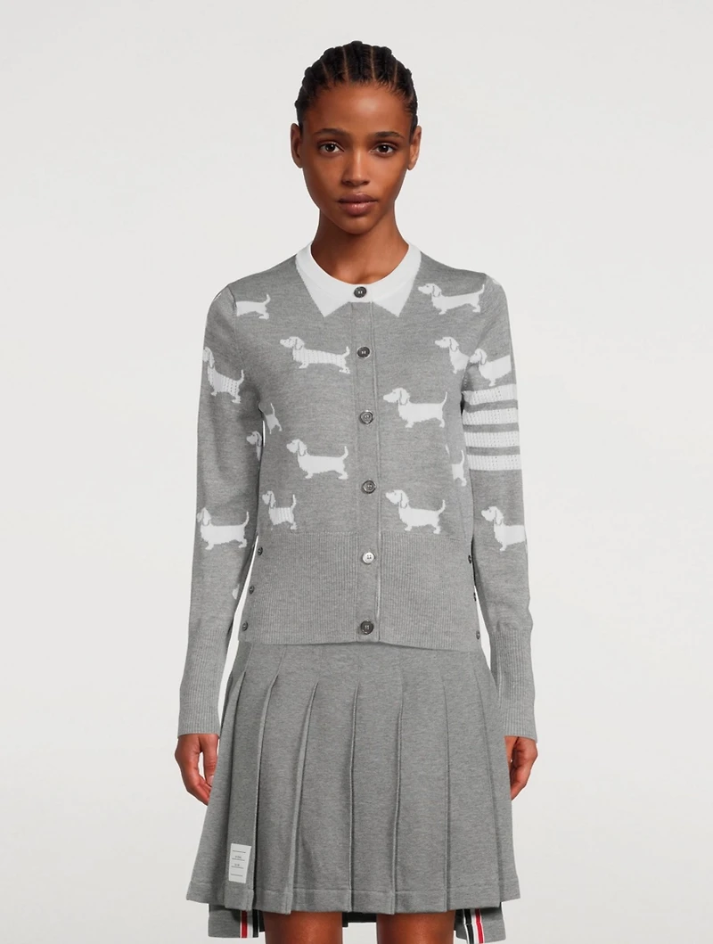 Wool Cardigan Hector Print