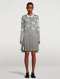Wool Cardigan Hector Print