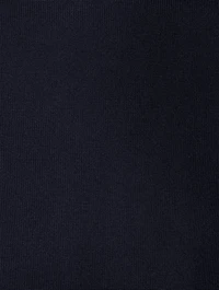 Oxford And Wool Cardigan Shirt Dress
