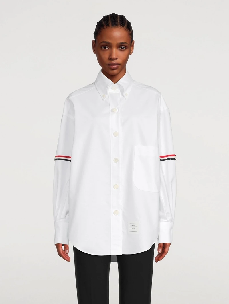 Oxford Supersized Shirt With Armbands