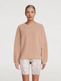Vanetta Ribbed Crewneck Sweatshirt