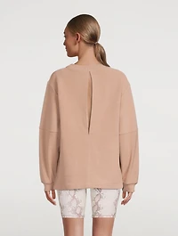 Vanetta Ribbed Crewneck Sweatshirt
