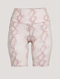 Albury Bike Shorts Snakeskin Print