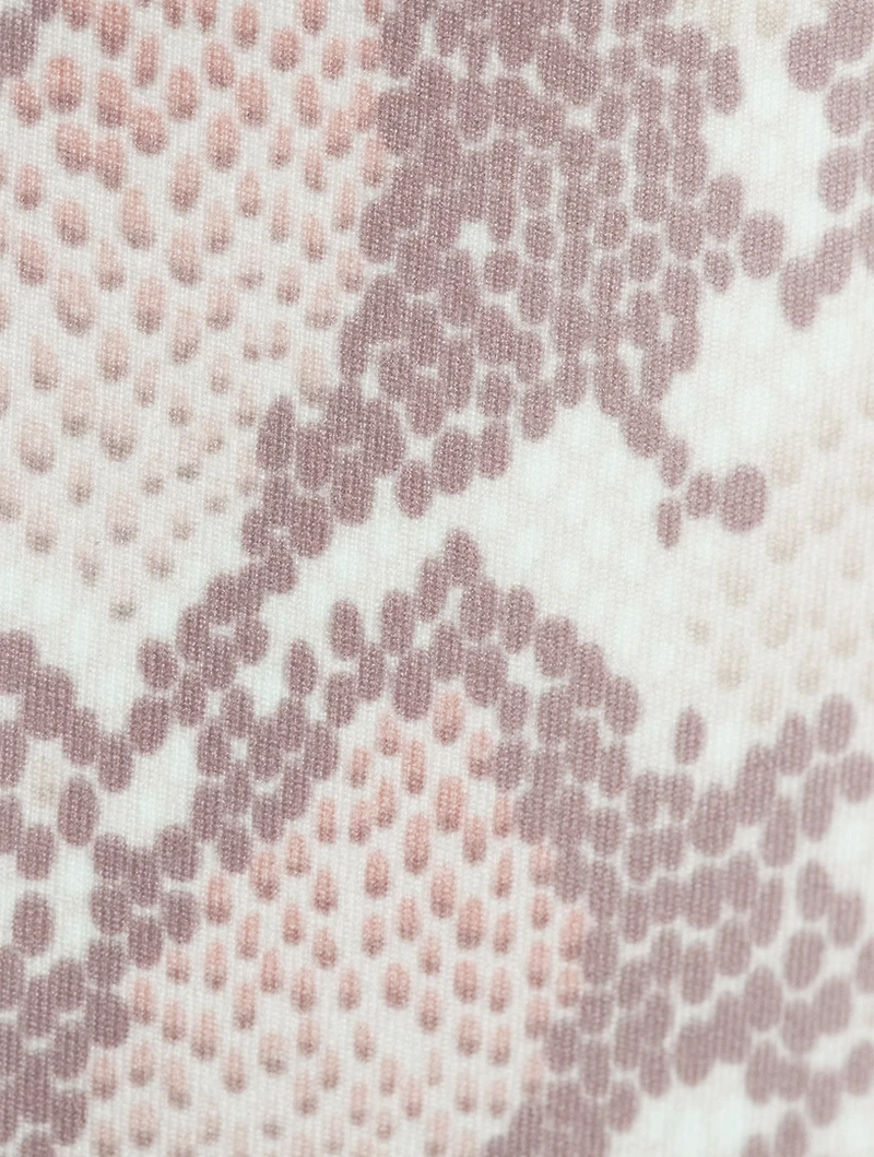 Albury Bike Shorts Snakeskin Print