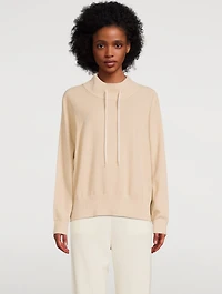 Maceo Cotton Knit Mockneck Sweatshirt