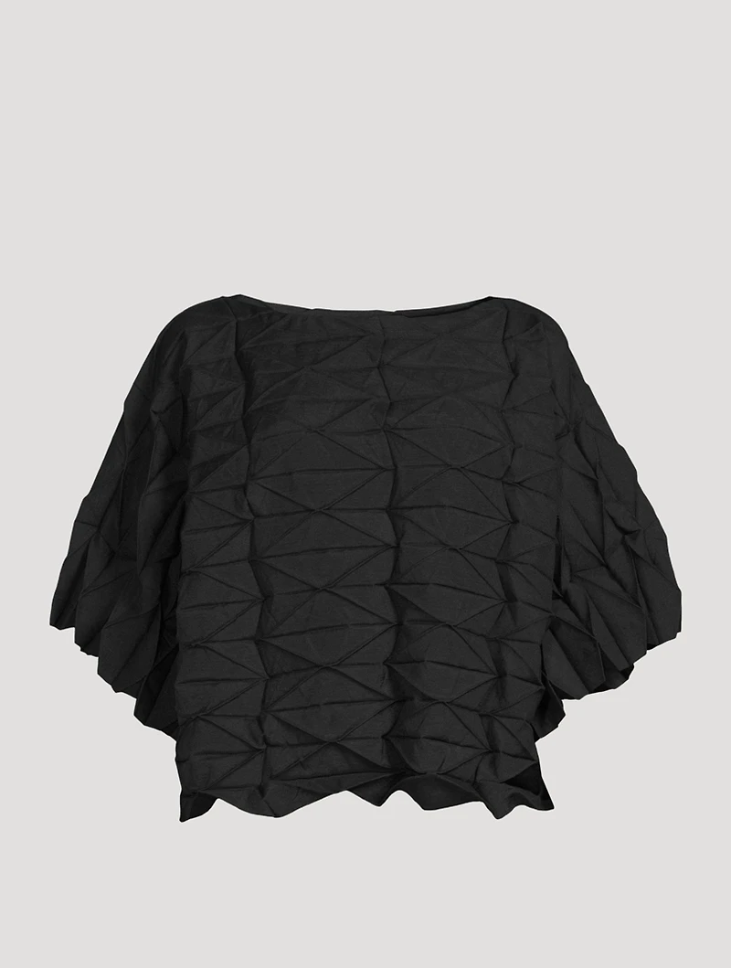 Polygon Pleats Top