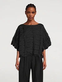 Polygon Pleats Top