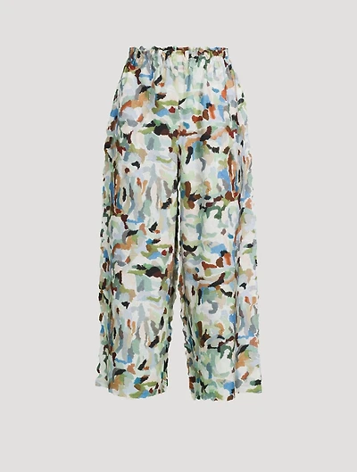 Mixed Color Crush Pants