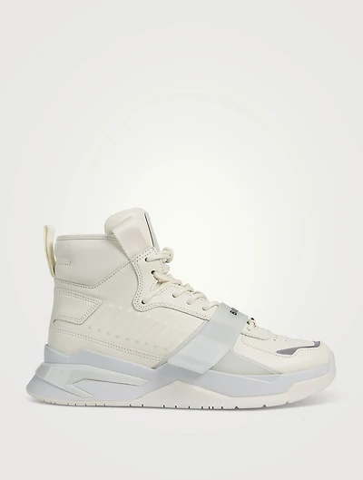 B-Ball High-Top Strap Sneakers