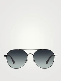 PO2477S Aviator Sunglasses