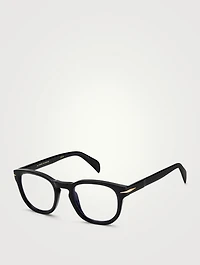 Square Optical Glasses With Blue Light Lenses