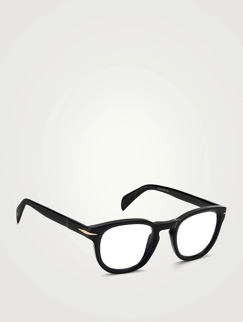 Square Optical Glasses With Blue Light Lenses