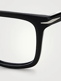 Rectangular Optical Glasses With Blue Light Lenses