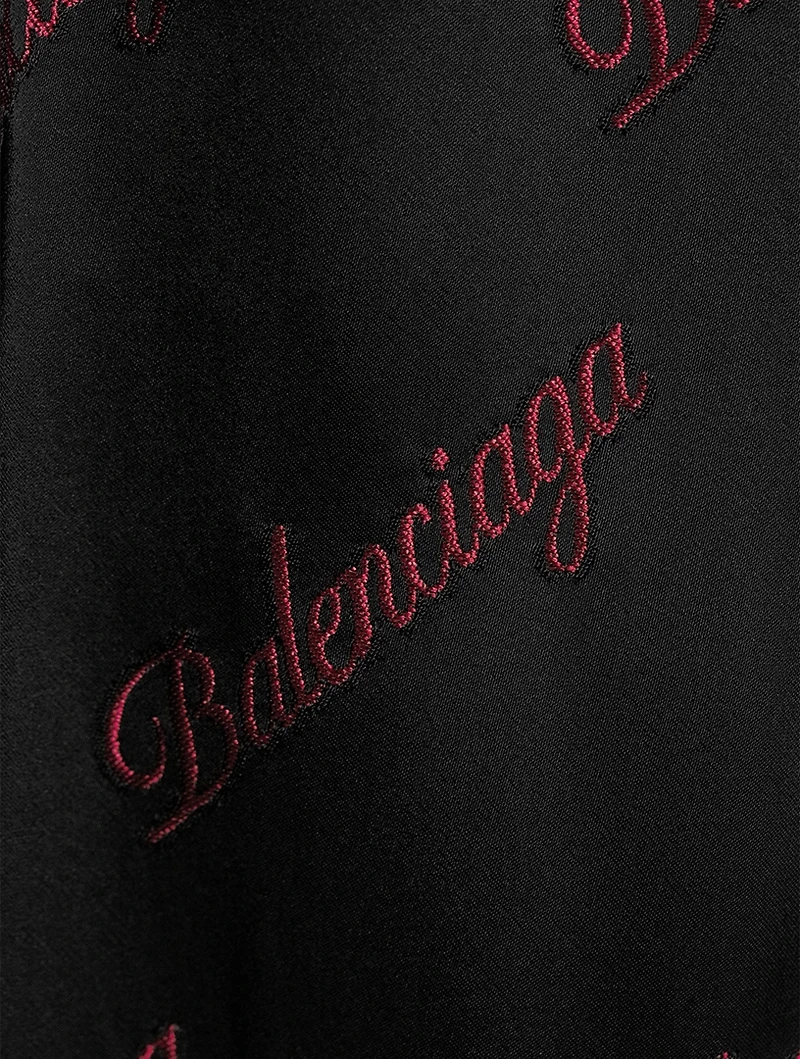 Embroidered Logo Pajama Pants