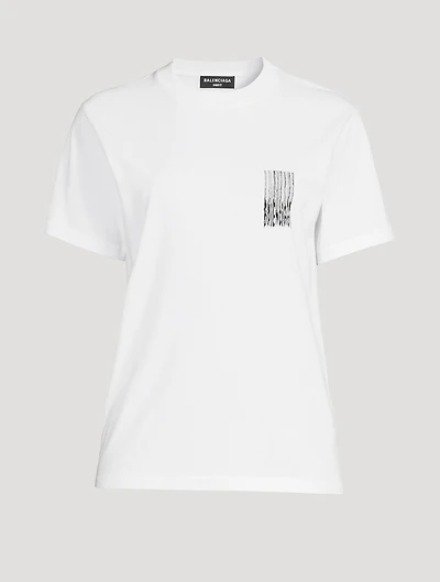 Barcode Fitted T-Shirt