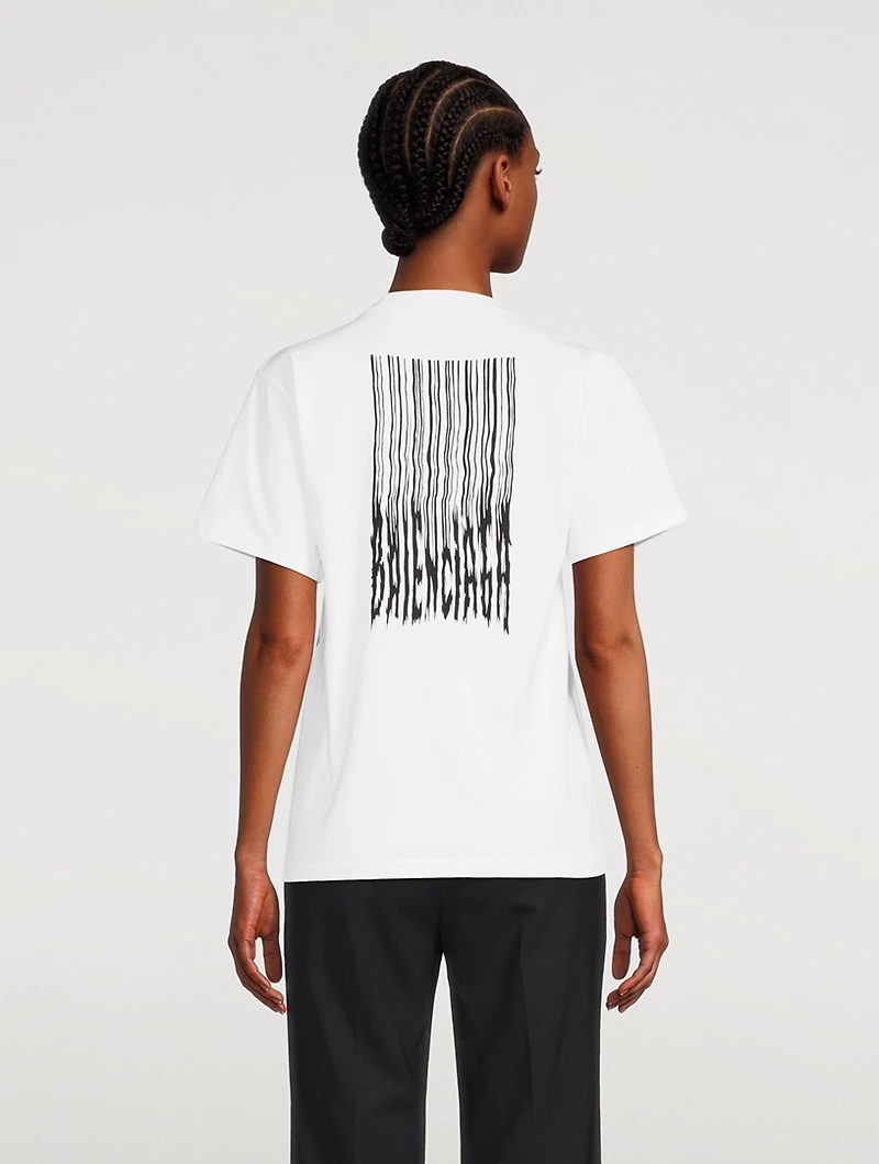 Barcode Fitted T-Shirt