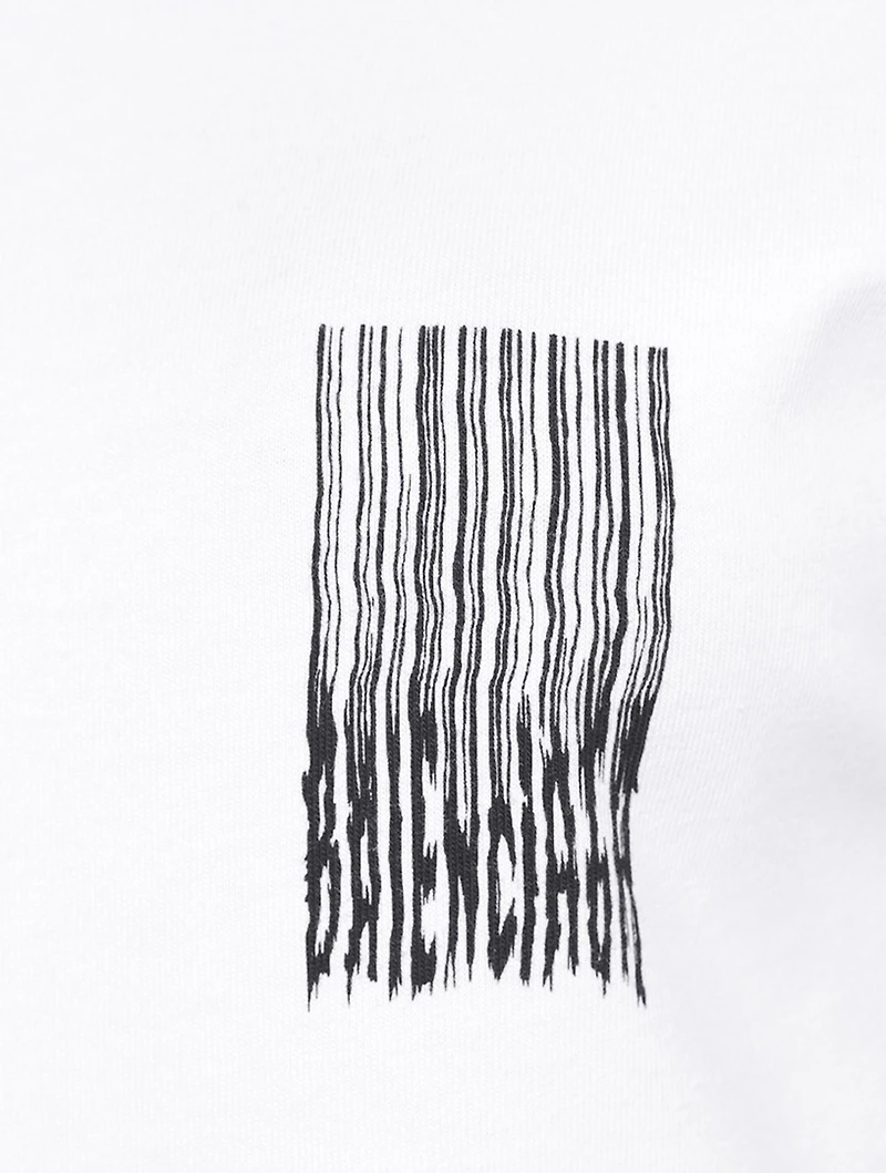 Barcode Fitted T-Shirt