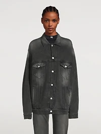 Trompe-L'œil Denim Jersey Jacket