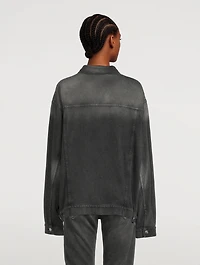 Trompe-L'œil Denim Jersey Jacket