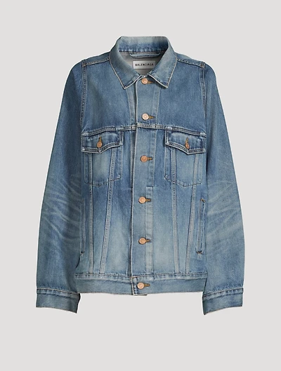Bell-Sleeve Denim Jacket