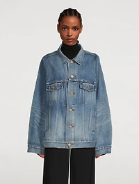 Bell-Sleeve Denim Jacket