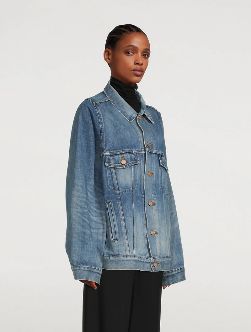 Bell-Sleeve Denim Jacket