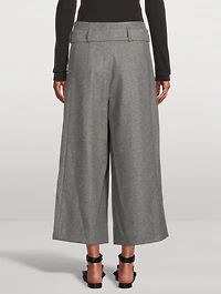 Fiorella Belted Wool Culottes