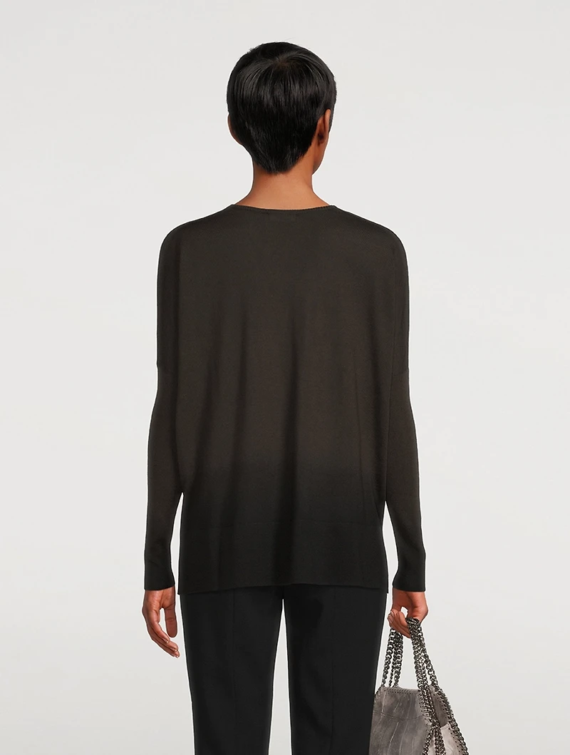 Dip-Dye Virgin Wool Sweater