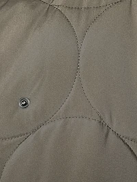 Quilted Coat With Belt