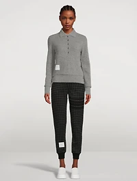 Check Jacquard Sweatpants
