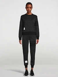 Check Jacquard Sweatshirt