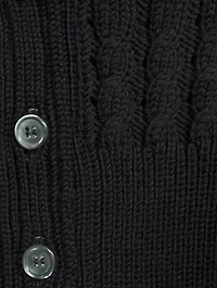 Cable-Knit Merino Wool Vest