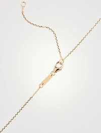 Fireworks 18K Gold Bar Necklace With Emeralds And Diamonds