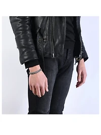 Sterling Silver Braided Chain Bracelet