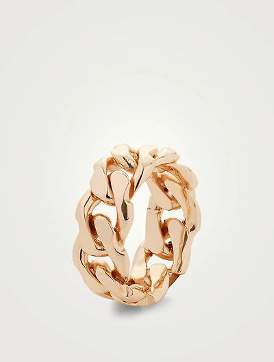 24K Goldplated Chain Ring