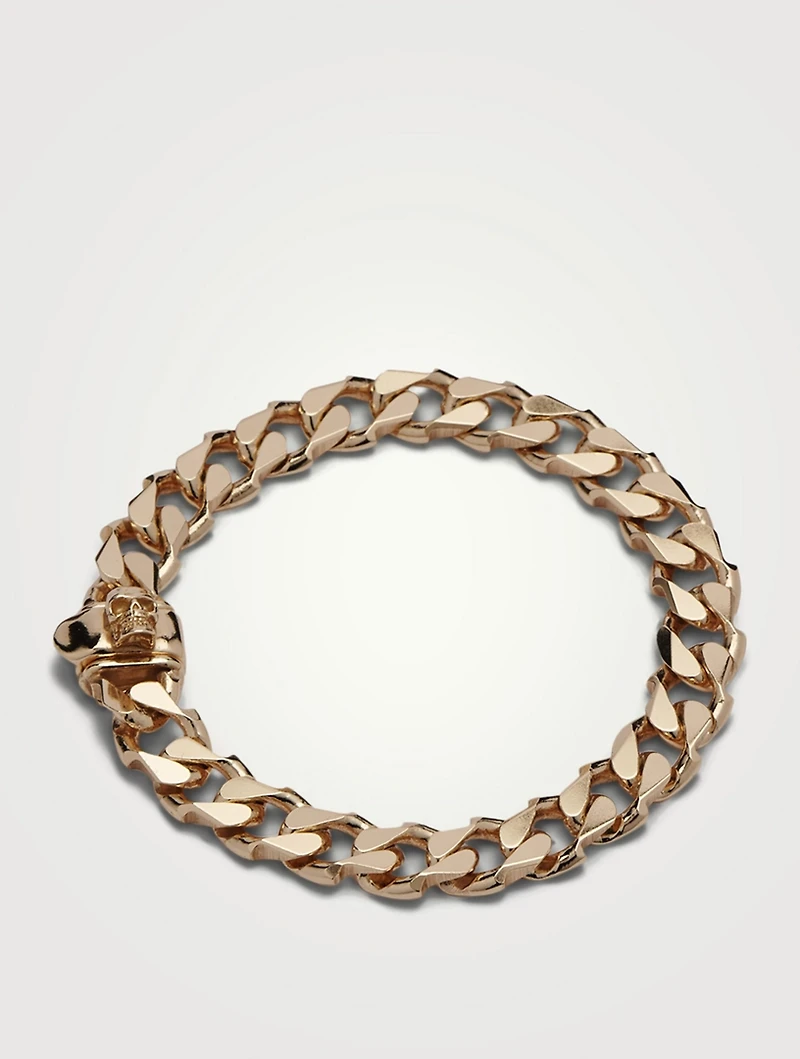 24K Goldplated Edge Chain Bracelet